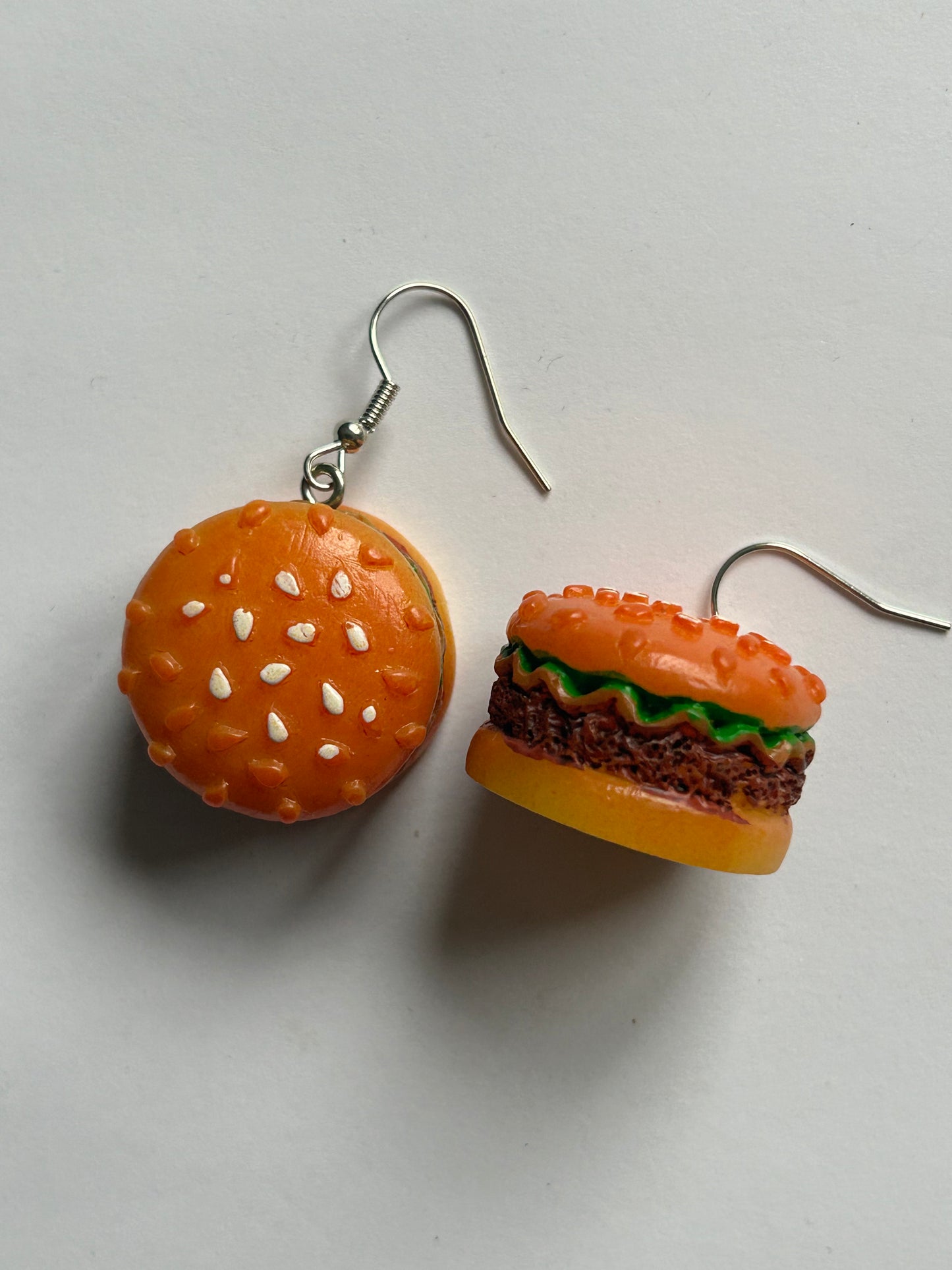 Hamburgare örhänge