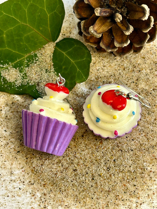 Cupcake örhängen