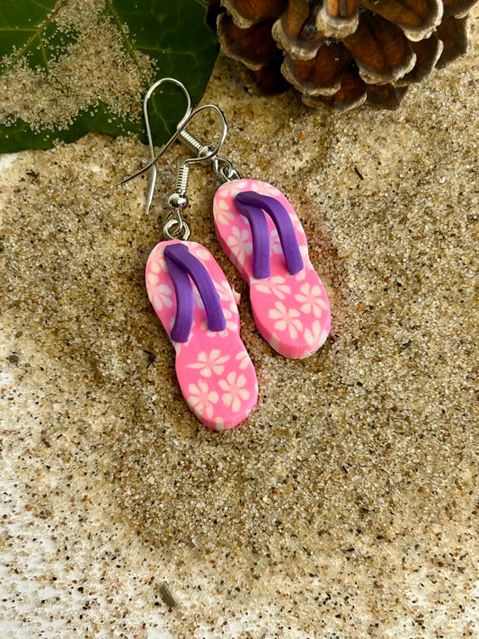 Flipflops Rosa örhängen