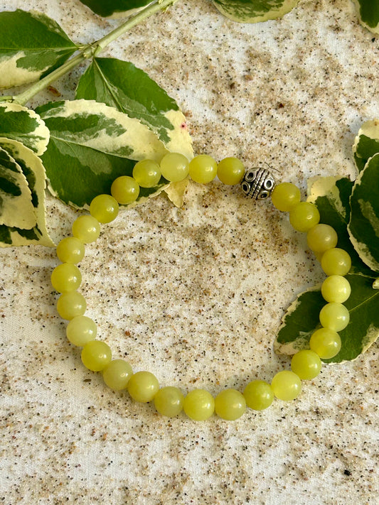 Gul Jade Armband
