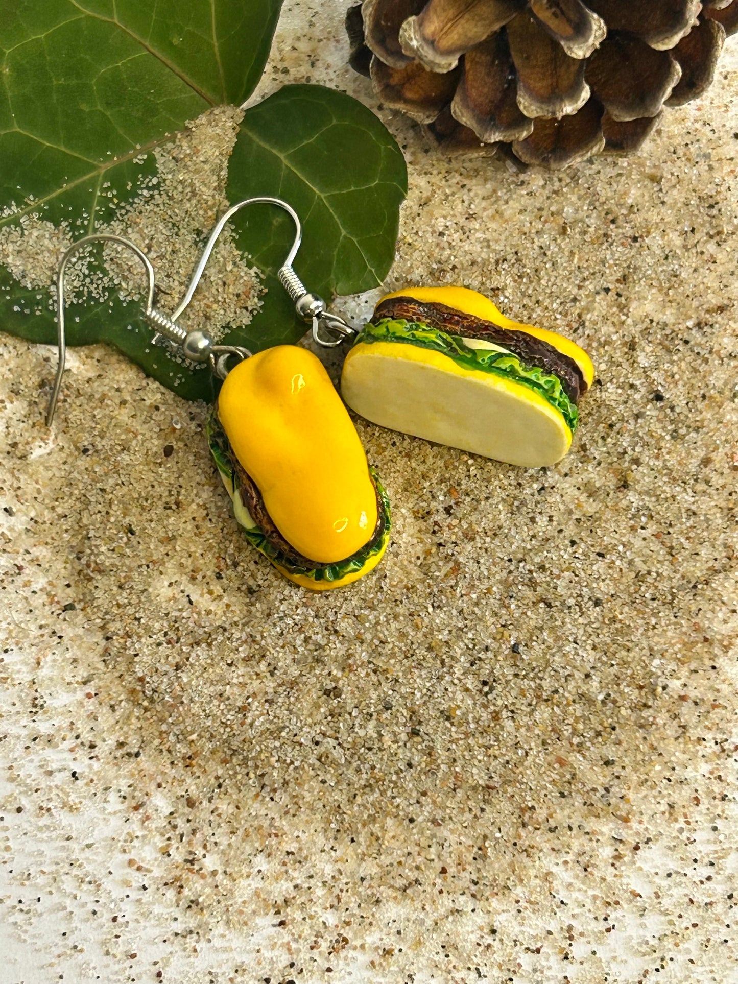 Sandwich örhängen