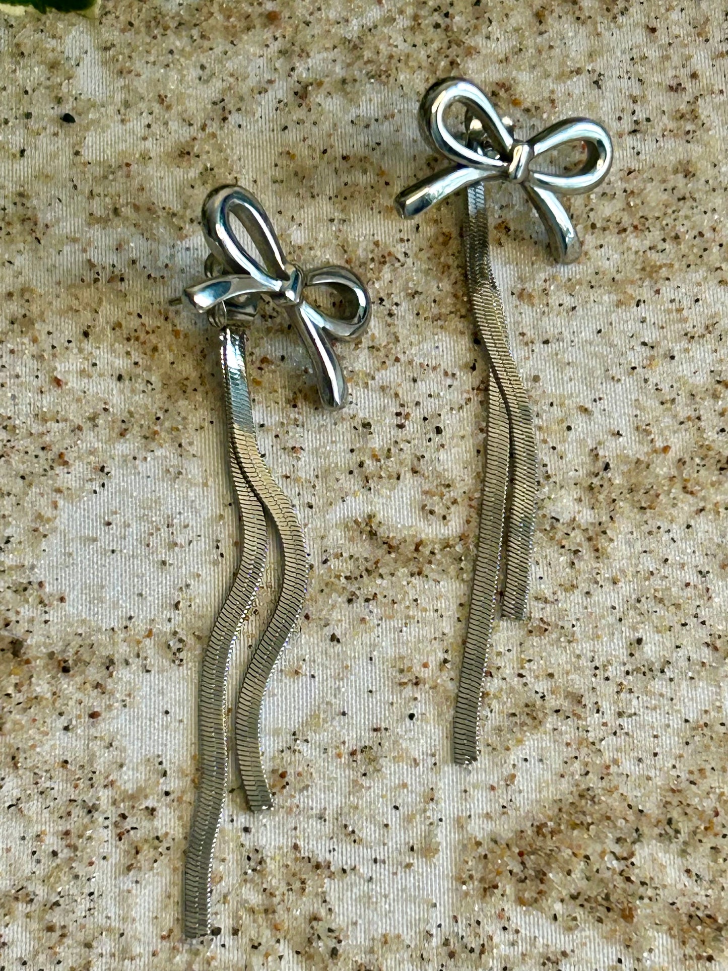 Rosett Silver Örhänge