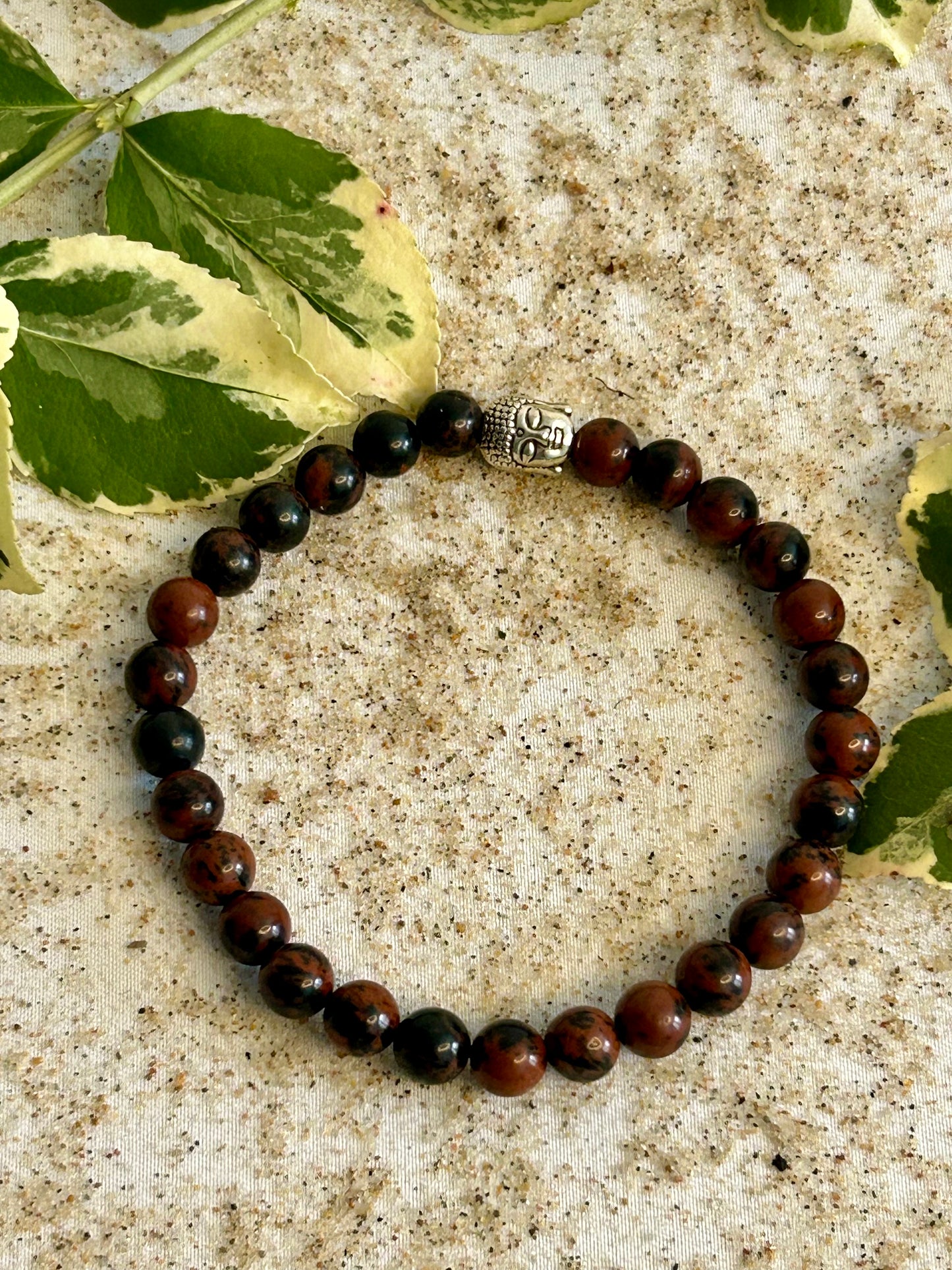 Mahogny Obsidian Armband