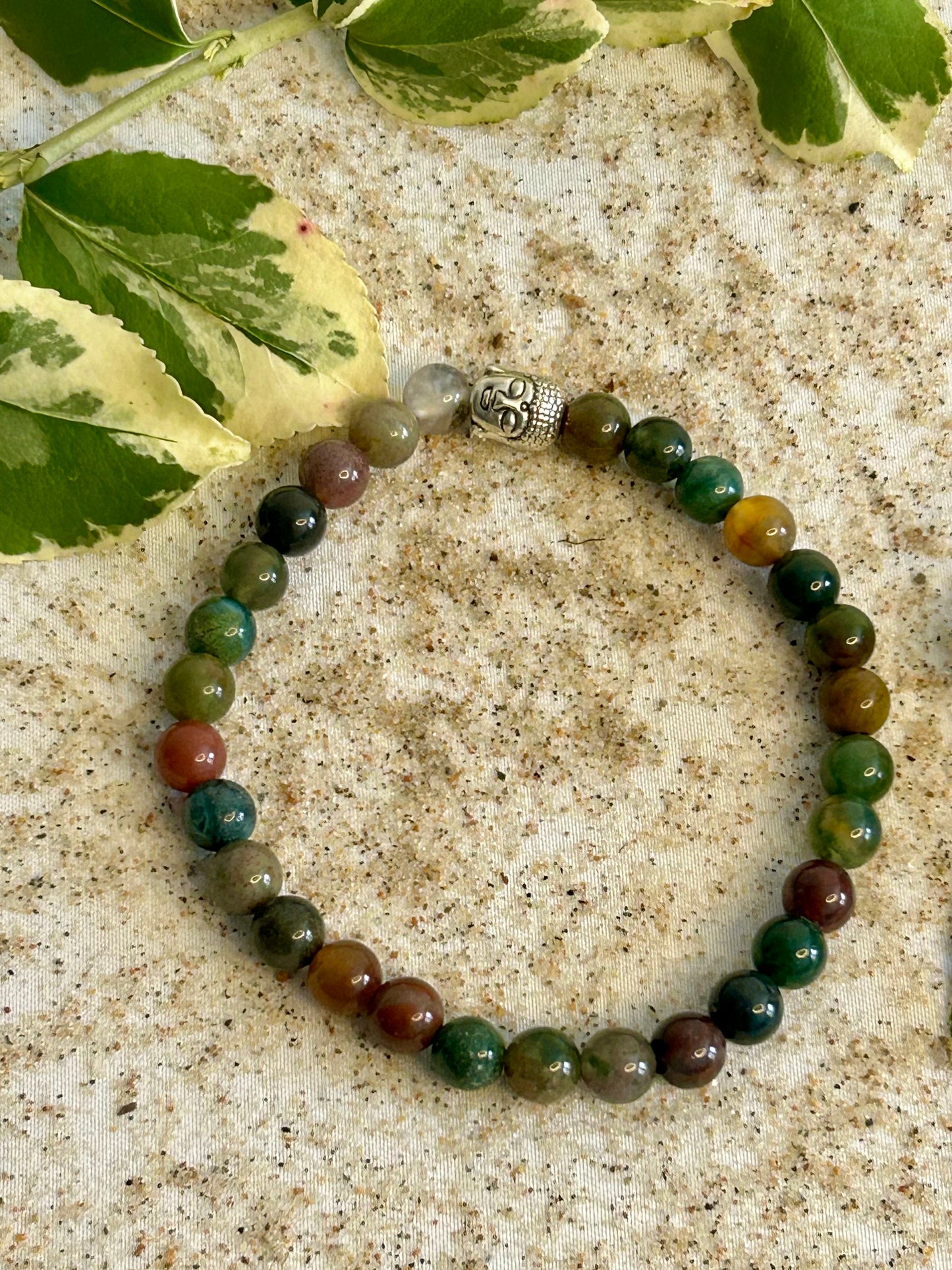 Indisk Agat Armband