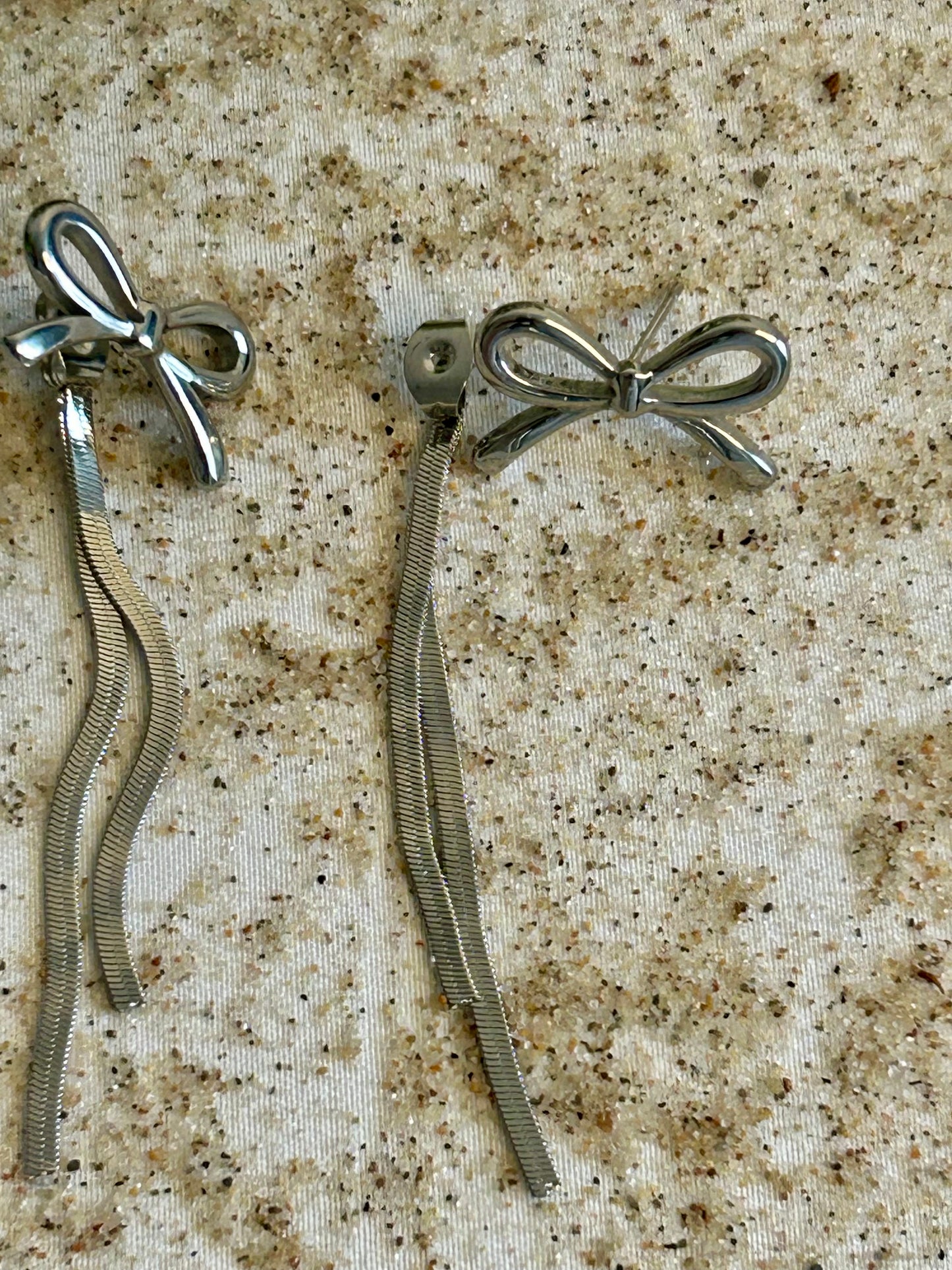 Rosett Silver Örhänge