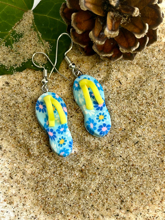 Flipflops Blå örhängen