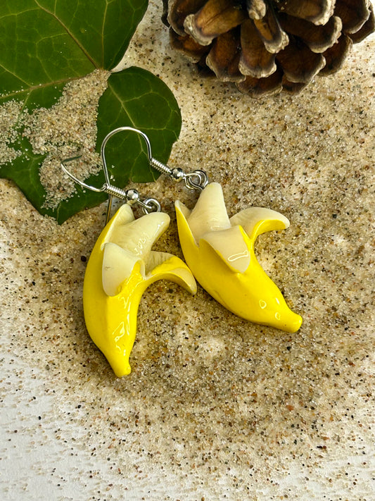 Banan örhängen