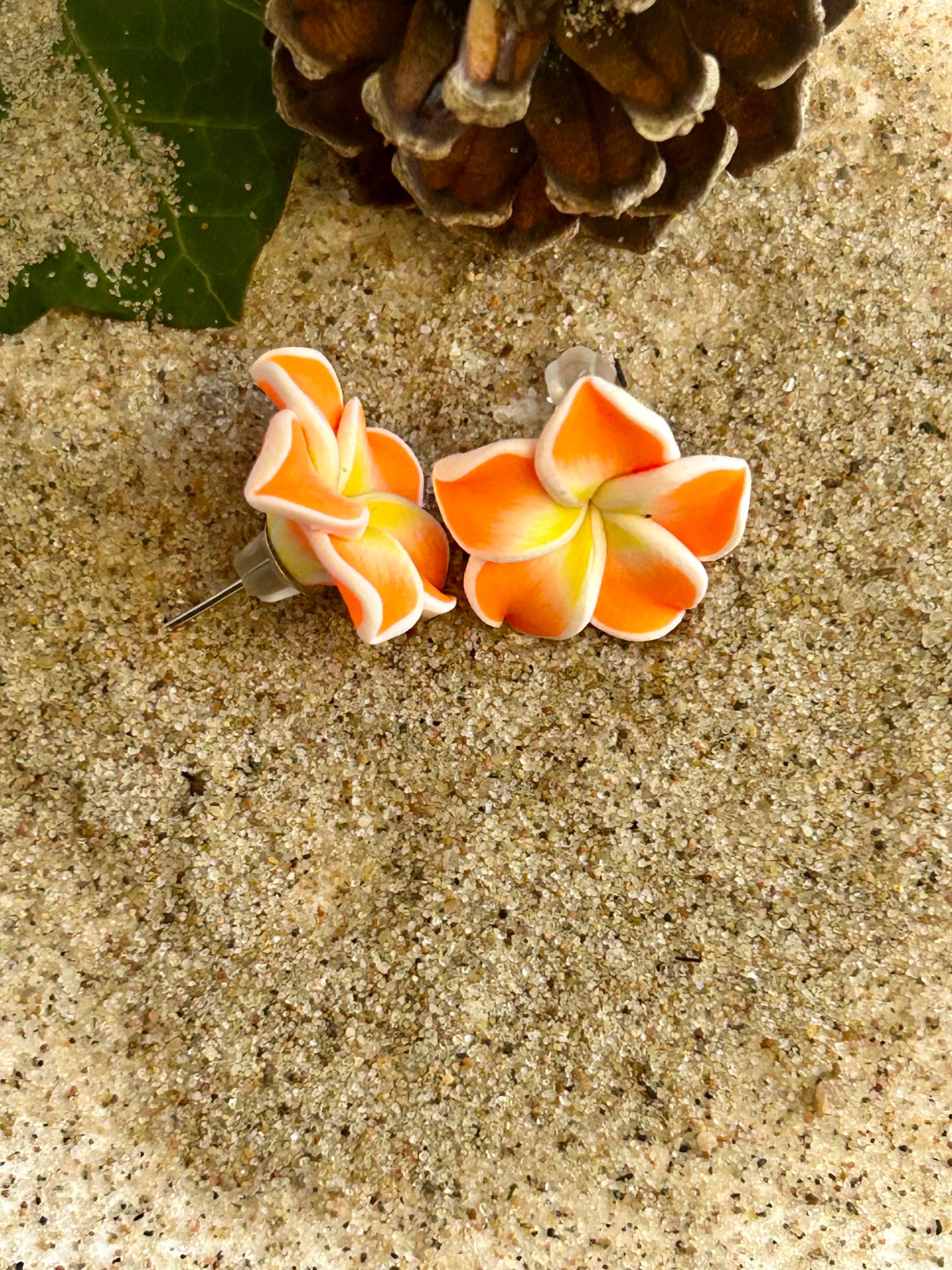Jasmin örhängen Orange