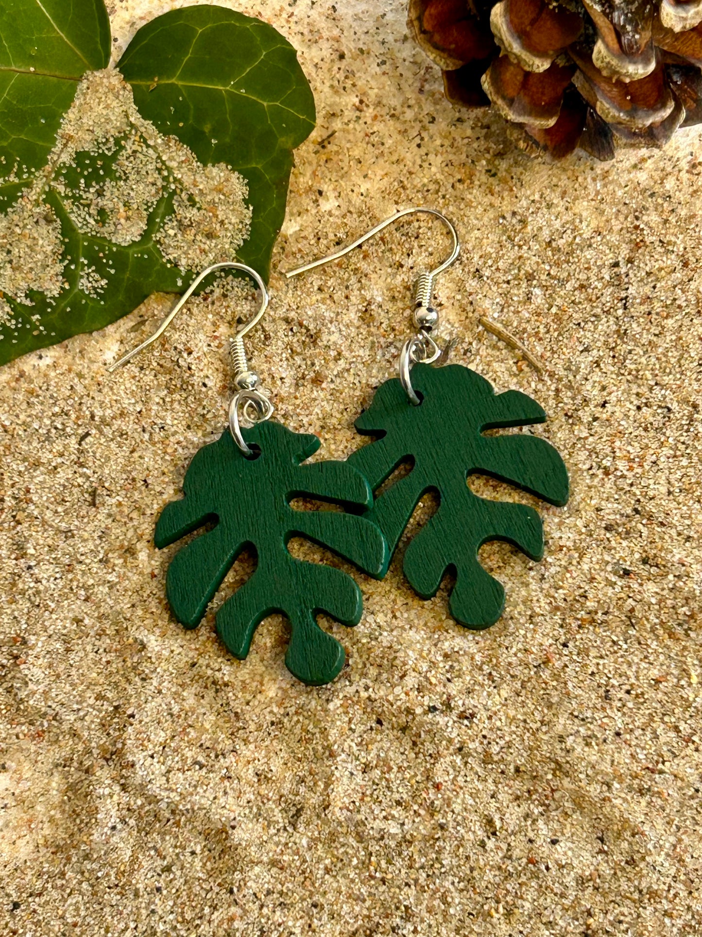 Monstera Litet örhängen