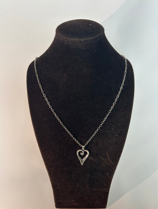Halsband med hjärta